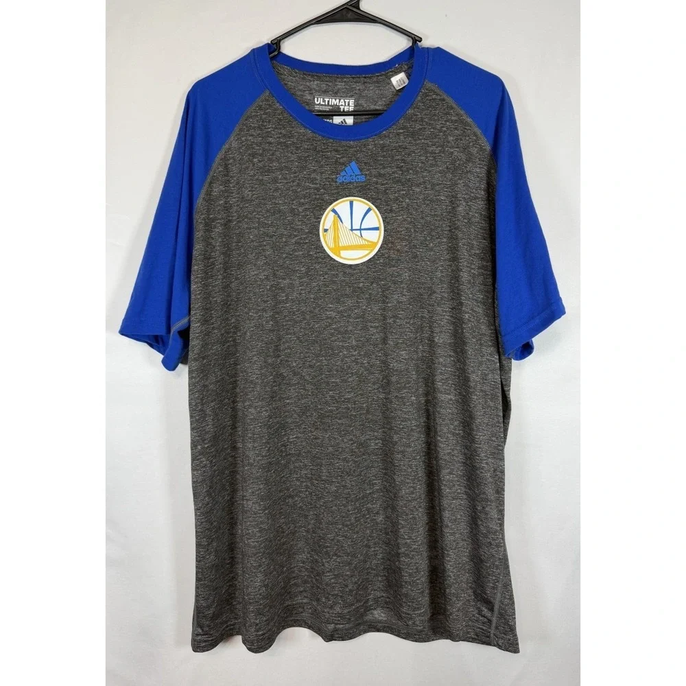 Golden State Warriors NBA Adidas Ultimate Tee T-Shirt Climalite Men's 2XL